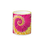 Daisy fractal - mug taza