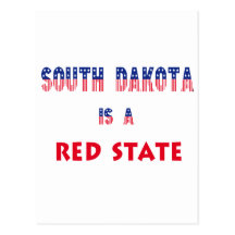 Dakota del Sur es un estado rojo Postales