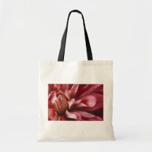 Dalia rosada bolsas de mano