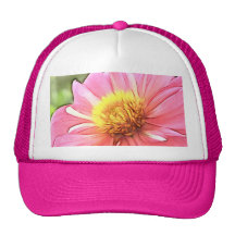 Dalia rosada soñadora gorra
