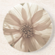 Dalia soleada posavasos diseño