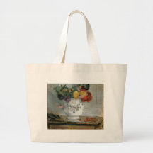 Dalias de Morisot Bolsas Lienzo