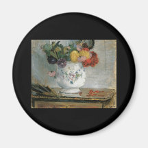 Dalias de Morisot Iman De Frigorífico