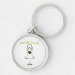 Dama de honor de la fruta cítrica llavero personalizado