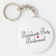 Dama de honor del fiesta de Bachelorette Llavero Personalizado