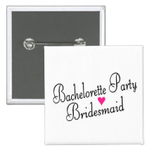 Dama de honor del fiesta de Bachelorette Pin