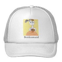 Dama de honor gorros bordados