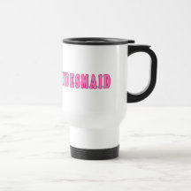 Dama de honor tazas de café