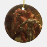 Dama de la belleza del La sin Merci, Dicksee, arte Adorno