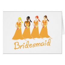 Damas de honor en tarjetas del asistente del boda 