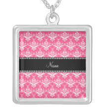 Damasco blanco rosado conocido personalizado joyerias