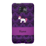 Damasco conocido personalizado de la púrpura del u samsung galaxy s2 carcasas