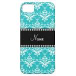 Damasco conocido personalizado del blanco de la tu iPhone 5 funda