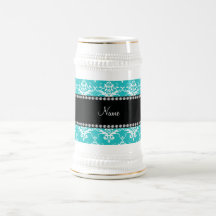 Damasco conocido personalizado del blanco de la tu taza de café
