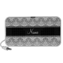 Damasco conocido personalizado del blanco gris PC altavoces