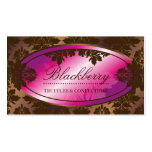 damasco de 311-Sweet Blackberry ChocolateTruffle Tarjetas Personales