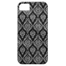 Damasco negro iPhone 5 Case-Mate carcasas