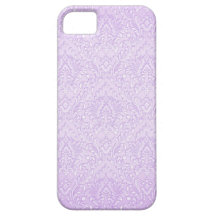 damasco púrpura floral del caso del iPhone 5 iPhone 5 Case-Mate Fundas