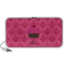 Damasco rosado conocido personalizado de la magdal altavoces de viajar