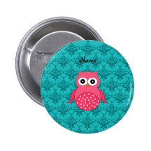 Damasco rosado conocido personalizado de la turque pin