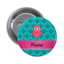 Damasco rosado conocido personalizado de la turque pin