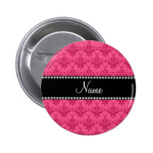 Damasco rosado conocido personalizado pins