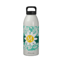 Damasco verde de Seafoam; Margarita de la primaver Botellas De Beber