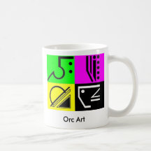 Dammy, arte de Orc Taza De Café