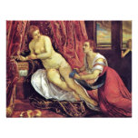 Danae de Tintoretto Jacopo (la mejor calidad) Invitación Personalizada