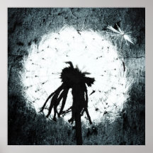 Dandelion especie - Pusteblume arte 2012 009 Impresiones