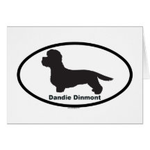 Dandie Dinmont Tarjeton