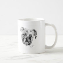 Dano la taza del perro del boxeador