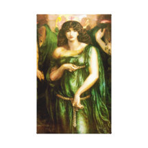 ~ Dante Gabriel Rossetti de Astarte Syriaca Impresión En Lona