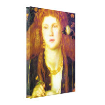 ~ Dante Gabriel Rossetti de Bocca Baciata Impresiones En Lona Estiradas