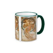 Danza (1898), bella arte Nouveau de Alfonso Mucha Taza De Café