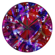 Danza abstracta de la vida - luz caprichosa relojes de pared