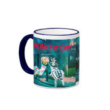 Danza china del dragón del Año Nuevo Tazas De Café