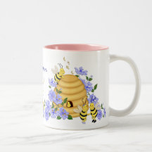 Danza de la abeja - texto del personalizar tazas