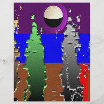 Danza de la luna flyer a todo color