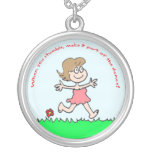 danza de la pieza del tropiezo collar personalizado