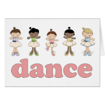 Danza de las bailarinas felicitación