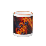 Danza de los dragones - ojos del añil y del ámbar taza