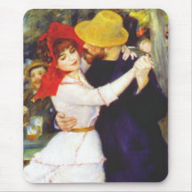 Danza de Renoir en el cojín de ratón de Bougival Tapete De Ratones