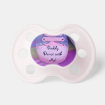 Danza del papá conmigo personalizado del pacificad chupetes para bebes