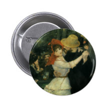 Danza en Bougival por Renoir, impresionismo del vi Pin