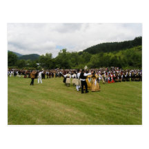 Danza griega de la tradición postales