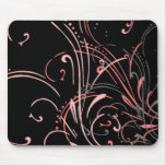 Danza linear de neón Mousepad Tapetes De Ratones