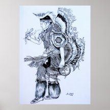 Danza mágica de los cantos indios poster
