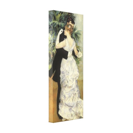 Danza por Renoir, arte de la ciudad del impresioni Lona Envuelta Para Galerías
