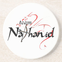 DAO - ¡NATHANIEL del equipo! (práctico de costa li Posavasos Personalizados